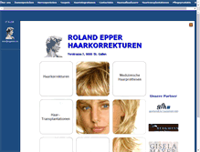 Tablet Screenshot of haarinfo.ch